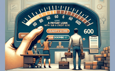 How to Get A PayDay Loan With Sub 600 Credit Score
