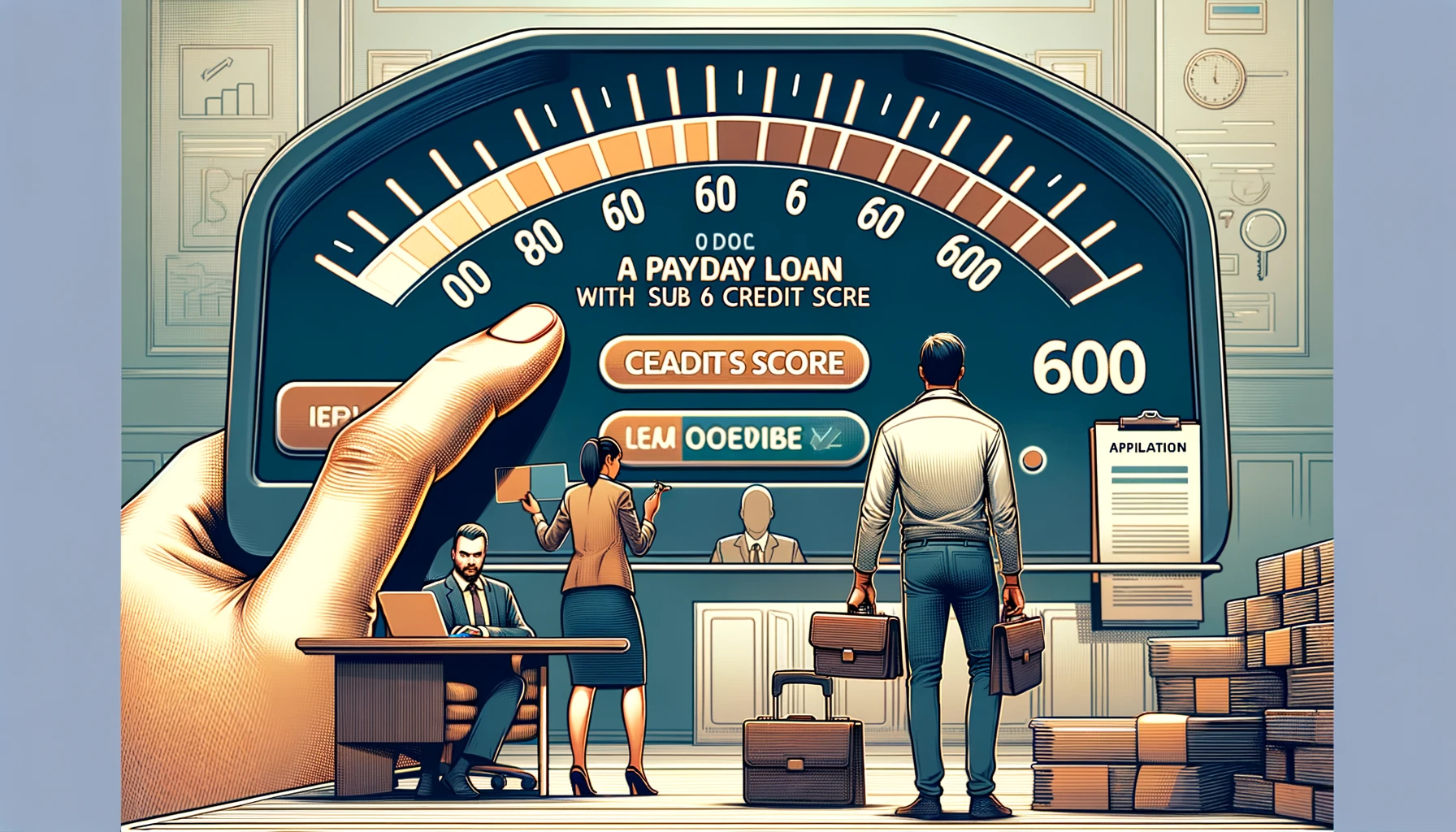 How to Get A PayDay Loan With Sub 600 Credit Score